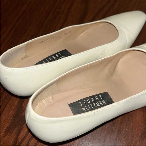 Vintage 80’s Stuart Weitzman Cream Heels Classic Design - Picture 7 of 7